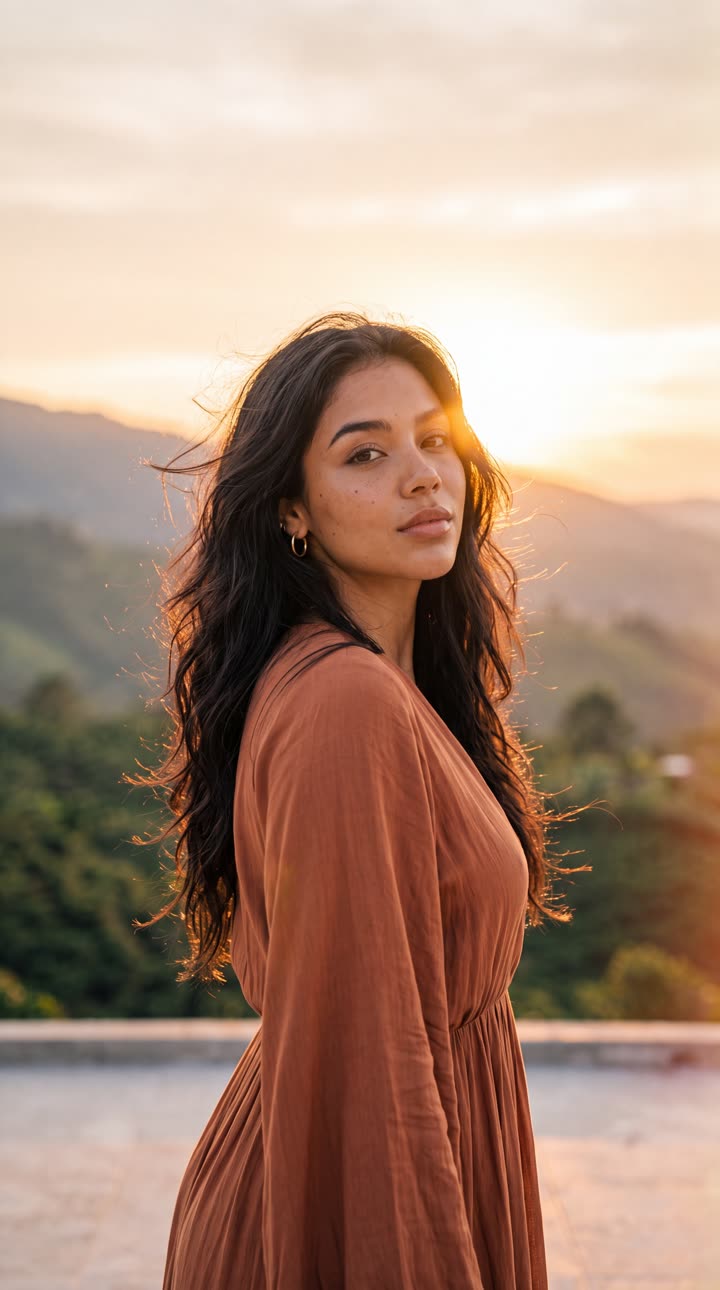 Golden hour look