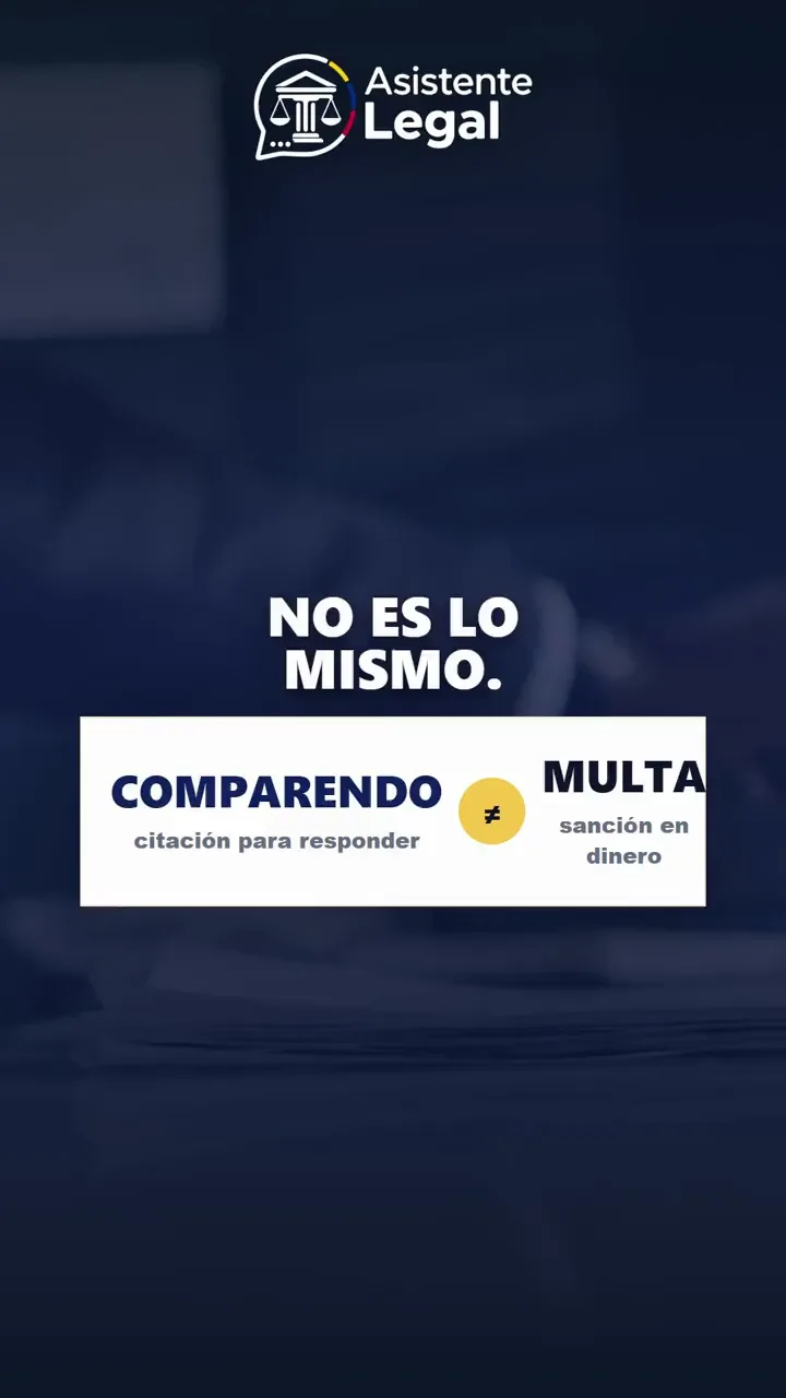 Comparendo de tránsito