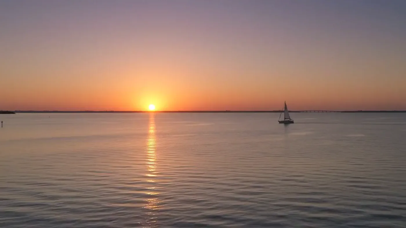 Sunset over Hillsborough Bay