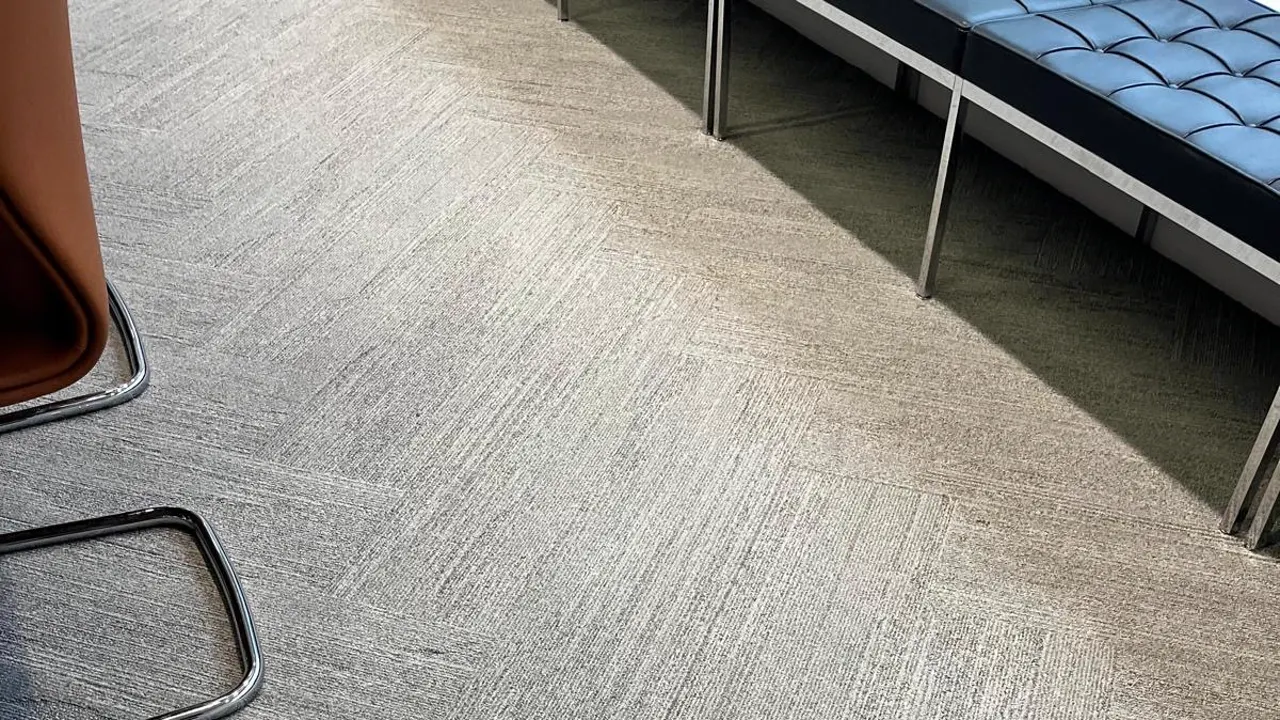 Clean lounge floor in morning light, ready for handover