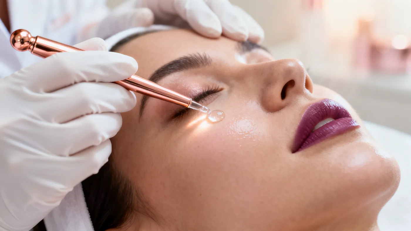 Precise med spa treatment in progress
