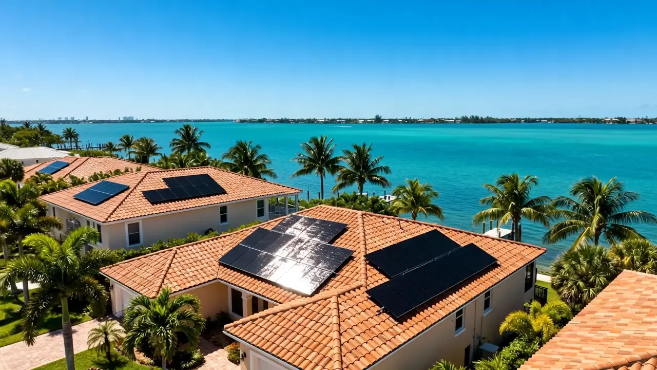 Florida home after exterior energy work