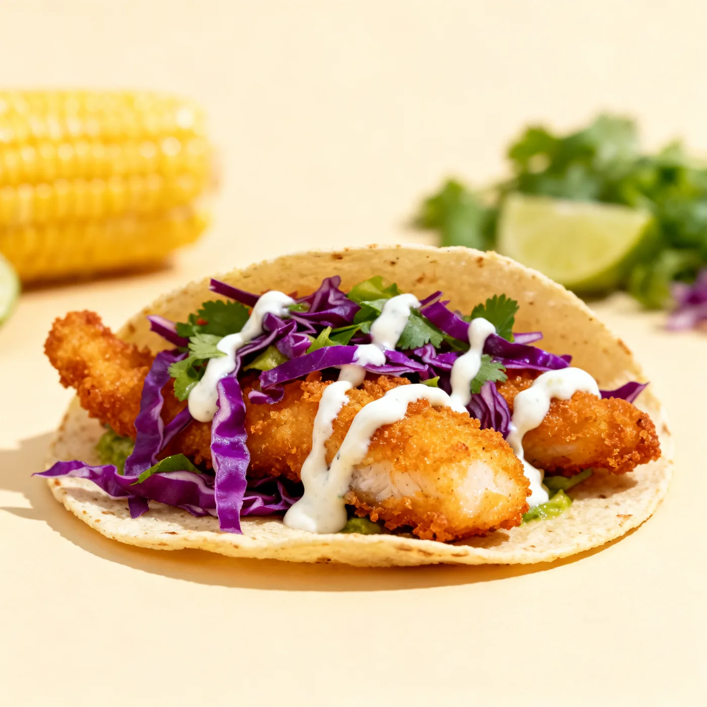 Taco de pescado estilo Baja